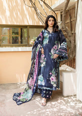 3-PC Unstitched Digital Printed Lawn By Elaf | TWILIGHT GARDEN